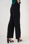 Women's Comfortable Fit Knitted Trousers Black 1253 - 5