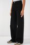 Women's Wide Leg Palazzo Trousers Black 1266 - 4