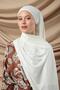 Premium Combed Cotton Shawl 65002-05 Cream - 6