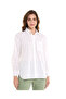 Schiffli Shirt with Classic Collar and Long Sleeves