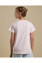 Graphic Print T-Shirt with Crew Neck and Short Sleeves - 2