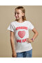 Graphic Print T-Shirt with Crew Neck and Short Sleeves