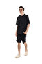 Ribbed T-Shirt with Crew Neck and Short Sleeves - 4