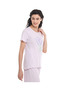 Printed Sleep Top with Short Sleeves - 2