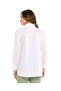 Schiffli Shirt with Classic Collar and Long Sleeves - 3