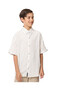 Striped Shirt with Button-Down Collar and Short Sleeves