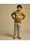Printed Sweatshirt with Crew Neck and Long Sleeves - 3