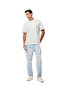 Solid T-Shirt with Crew Neck and Short Sleeves - 4