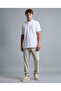 Solid Polo T-Shirt with Shirt Collar and Short Sleeves - 3
