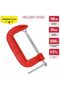 مشبك تثبيت أحمر صلب من P.I.T. (100 مم) HCLG01-0100 - 3