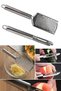 Stainless Steel Grater and Peeler Penir Chocolate Ginger Potato Lemon Grater and Peeler Set of 2 - 4