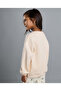 Appliqued Sweatshirt with Crew Neck and Long Sleeves - 4