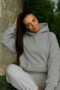 3 Yarn Combed Cotton Unisex Solid Color Sweatshirt