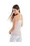 Printed Camisole with Lace Trim - 3