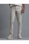 Solid Woven Pants with Button Closure - 2