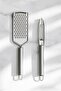 Set of 2 Stainless Steel Grater, Fruit Vegetable Peeler | Cheese Garlic Hand Grater Fruit Vegetable Corer