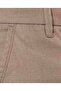 Textured Shorts with Button Closure - 6