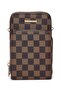 Checked Phone Crossbody Bag