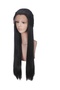 Long Straight Hair Wig Black - 3