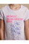 Graphic Print T-Shirt with Crew Neck and Short Sleeves - 4