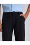 Solid Pants with Button Closure - 4