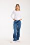 Women's Long Sleeve Round Neck Modal Blend Stretchy Blouse – Comfortable Stylish Casual 3006 - 5