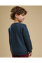 Printed Sweatshirt with Crew Neck and Long Sleeves - 4