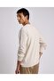 Textured Sweater with Crew Neck and Long Sleeves - 5