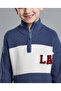 Color Block Sweater with High Neck and Long Sleeves - 4
