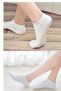 Women's Invisible Quality White Soft Cotton Lycra Combed Cotton Summer Booties Socks 8-Piece Comfortable - 3