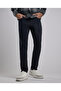 Solid Woven Pants with Button Closure - 2