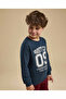 Printed Sweatshirt with Crew Neck and Long Sleeves - 2