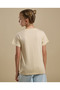 Graphic Print T-Shirt with Crew Neck and Short Sleeves - 4