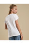 Graphic Print T-Shirt with Crew Neck and Short Sleeves - 4