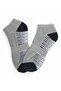 3 Pack Patterned Ankle Socks - 4