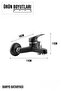 Black Mix Bathroom Faucet Sink Faucet Modern Design Hot Cold on Off 2 Years Warranty - 2