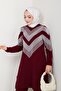 Women's Self-Glitter Long Knitwear Tunic Sweater – Casual & Stylish - 5
