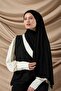 Premium Combed Cotton Shawl 65002-01 Black - 5