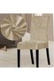 Velvet Lycra Chair Cover Chair Cover 1 Piece (Mink)