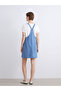 Ermus Global and İndigo Kare Yaka Jean Salopet Dress - 4