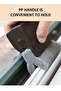 Window Cleaning Thick Scouring Pad Brush Brown 9x8cm - 3