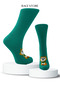 4-Piece Animal Figured Colorful Women's Combed Cotton Socks - 5