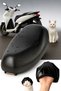 Yamaha Majesty 400 Motorcycle Leather Seat Cover Cover Canvas - 3