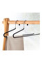 Stainless Steel Hanger Black/Silver 45x24cm - 5