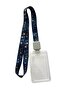 Yoyolu Space Galaxy Limited Neck Rope Premium Vertical Name Badge