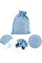5pcs Small Burlap Bags with Drawstring, 5" x 7" Gift Bag Jewelry Pouches for Wedding Party Presents - 8