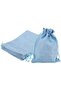 5pcs Small Burlap Bags with Drawstring, 5" x 7" Gift Bag Jewelry Pouches for Wedding Party Presents - 2