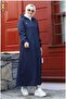 Women's Armine Striped Long Trench Coat - 2