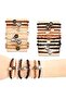 20 Pcs Hair Tie Bracelets Boho Styles Ponytail Holders