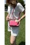 Women's Shoulder Bag with Wallet and Card Holder Detail